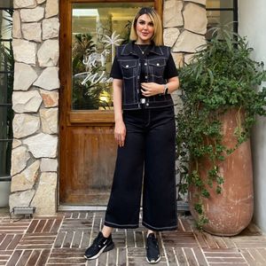 ست وست و شلوار جین زنانه مدل دنورا کالکشن فروزان نریمیسا