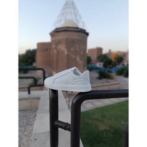 خرید آنلاین ونس مردانه تمام سفید پول اند بیئر کیفیت بالا