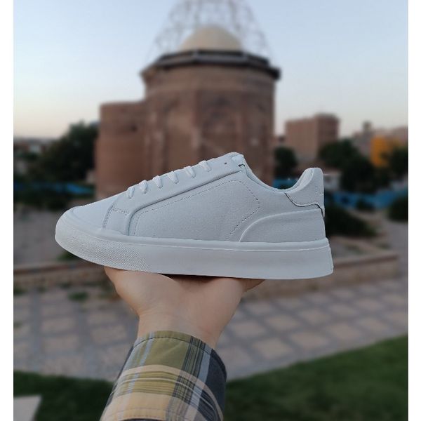 ونس مردانه تمام سفید پول اند بییر pull and bear