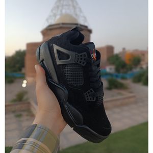 کتانی مردانه جردن 4 تمام مشکی