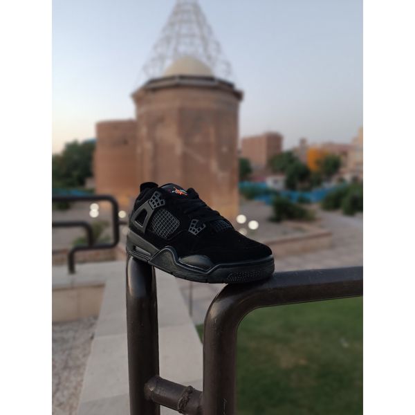 کتانی مردانه جردن 4 تمام مشکی