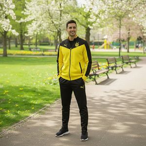خرید اینترنتی قیمت ست راحتی مردانه سوییشرت شلوار دورتموند مدل BVB09
