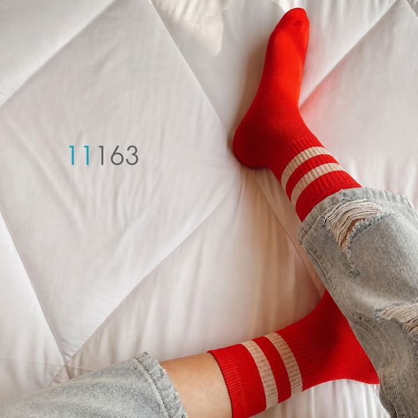 جوراب حوله ای ساقدار قرمز