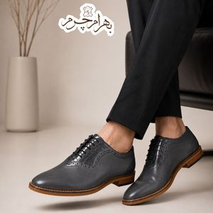 مشخصات کفش مردانه مجلسی چرم طبیعی مدل ژرژ طوسی