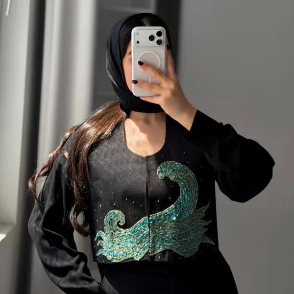 سخمه جواهردوزی موج کد 1324