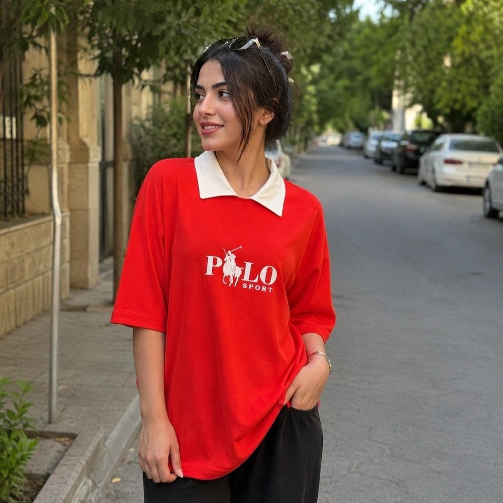 خرید اینترنتی تیشرت یقه دار مارک polo