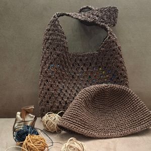 فروش اینترنتی کیف رافیا قهوه ای