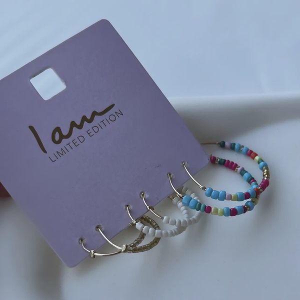 گوشواره منجوق برند iam