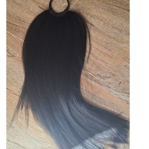 خرید اینترنتی مو دم اسبی مشکی طبیعی کوتاه