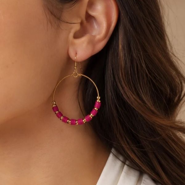 گوشواره حلقه ای ساحلی