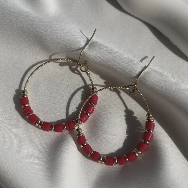 گوشواره حلقه ای ساحلی
