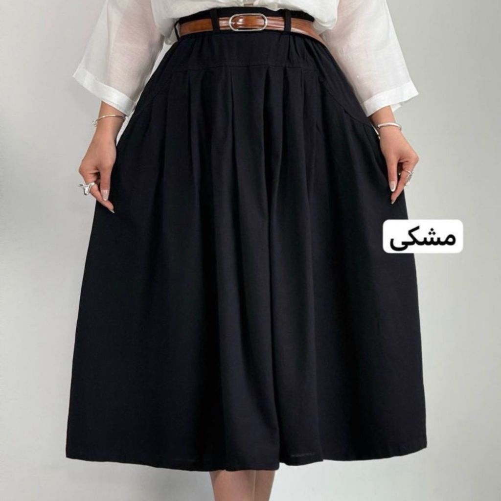 قیمت ارزان دامن وکمربند طرح دنیز