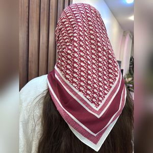 قیمت ارزان مینی اسکارف نخی چری