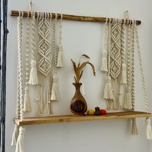 شلف دکوراتیو مکرومه فانتزی