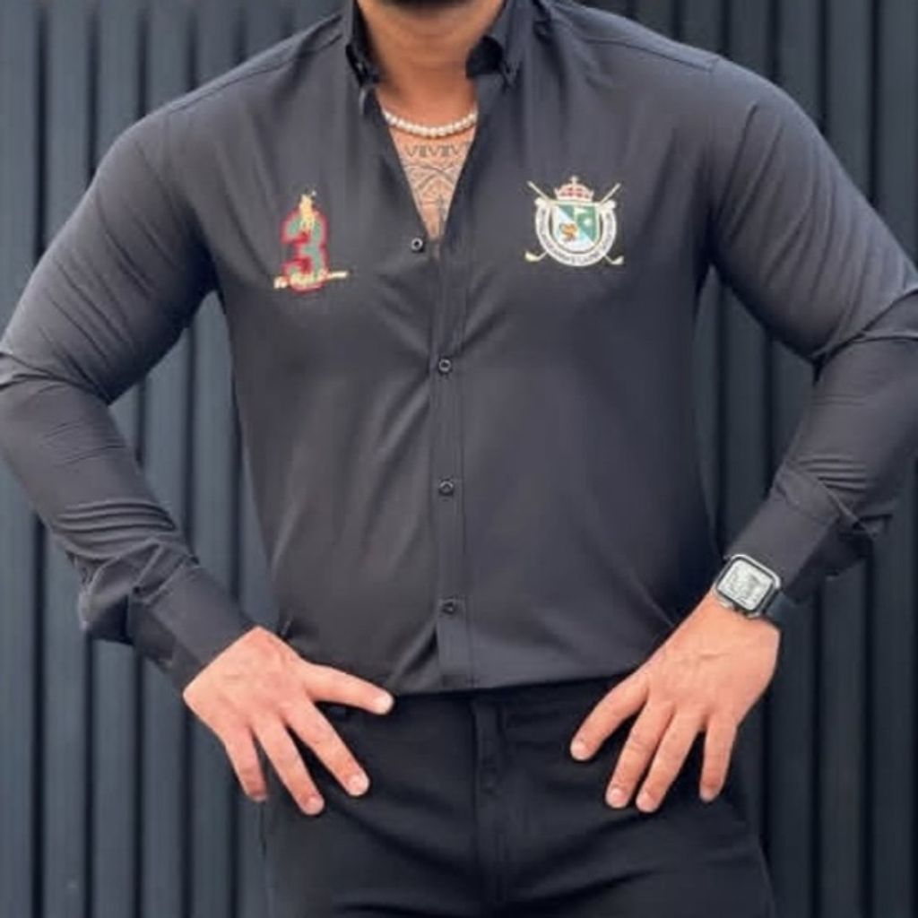 مشخصات پیراهن Polo مشکی Slim Fit
