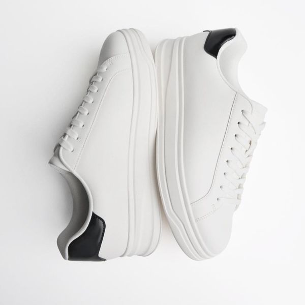 کتونی مردانه برشکا سفید Bershka Basic Trainers