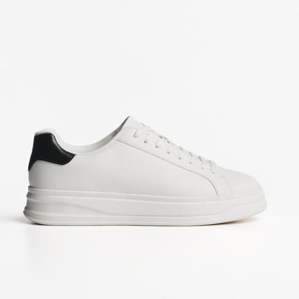 کتونی مردانه برشکا سفید Bershka Basic Trainers