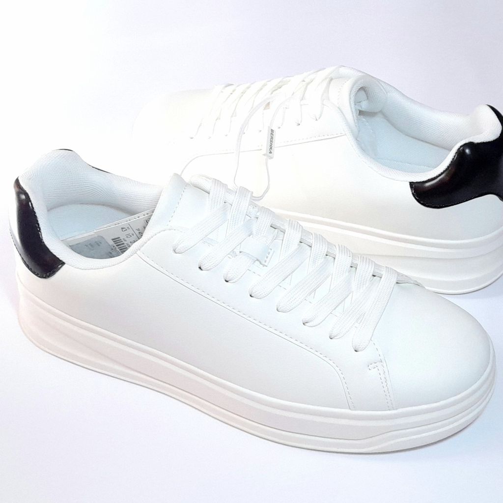 مشخصات کتونی مردانه برشکا سفید Bershka Basic Trainers