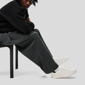خرید آنلاین کتونی مردانه برشکا سفید Bershka Basic Trainers