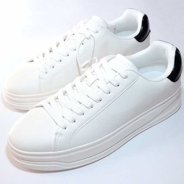 کتونی مردانه برشکا سفید Bershka Basic Trainers