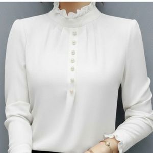 شومیز مجلسی زنانه یقه سه سانتی