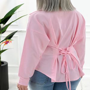 خرید اینترنتی قیمت شومیز کمر کرستی تارا