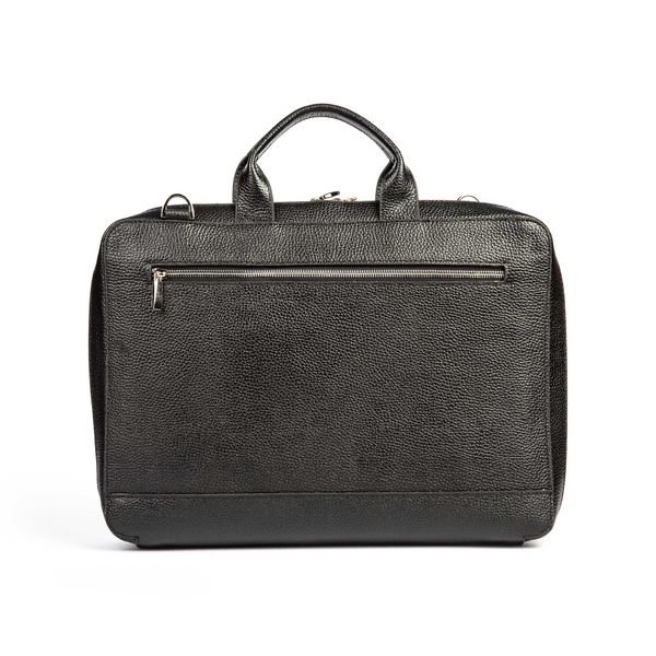 کیف اداری چرم طبیعی (فلوتر - مشکی)