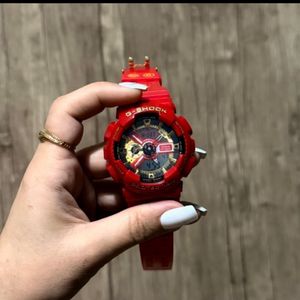 ساعت مچی کاسیو جی شاک قرمز مدل GA110 اسپرت