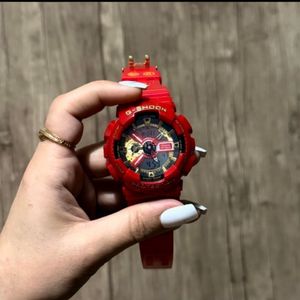 ساعت مچی کاسیو جی شاک قرمز مدل GA110 اسپرت