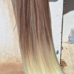 مو دم اسبی آمبره بلوند روشن