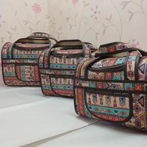 خرید اینترنتی قیمت ست کیف نوزادی سه تیکه ،ساک لباس سه تیکه