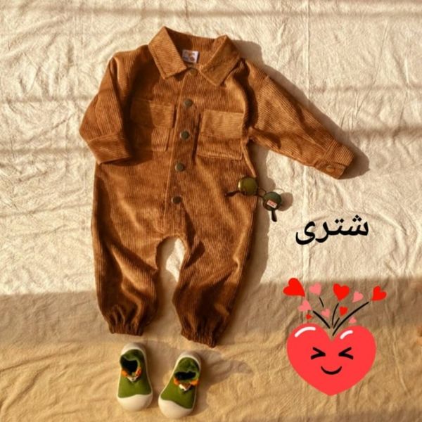 سرهمی  نوزادی مخمل کبریتی پاییزه