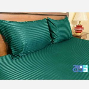 فروش اینترنتی روتختی هتلی سبز دونفره عرض 180