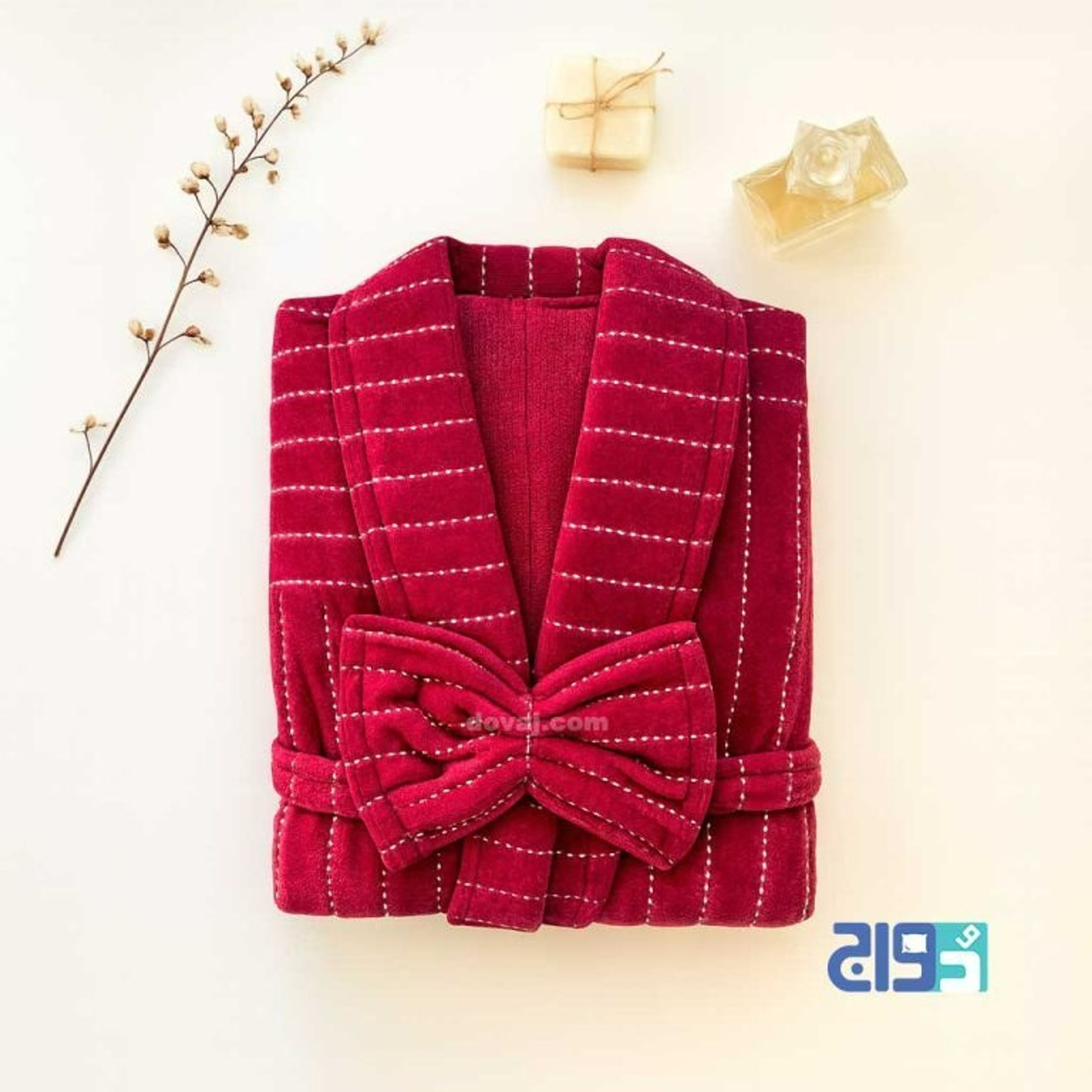 قیمت حوله تن پوش تنپاک سایز115 زرشکی