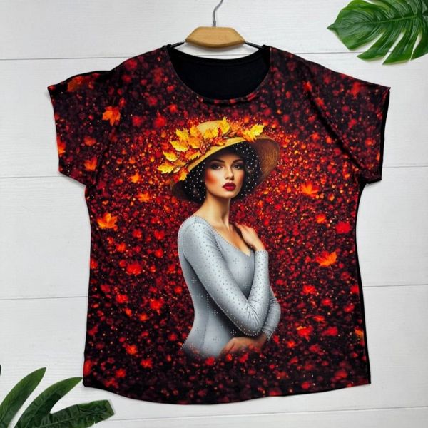 تیشرت نگین دار زنانه