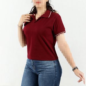 خرید انلاین پولوشرت یقه کشبافت زنانه