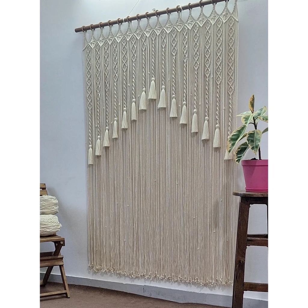 فروش اینترنتی پرده مکرومه مدل آران