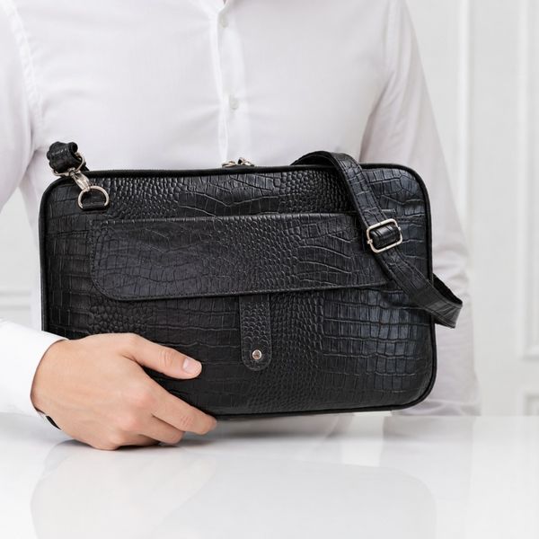 فولدر اداری چرم طبیعی | Crocodile FL39