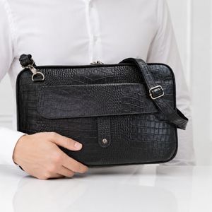 قیمت ارزان فولدر اداری چرم طبیعی | Crocodile FL39