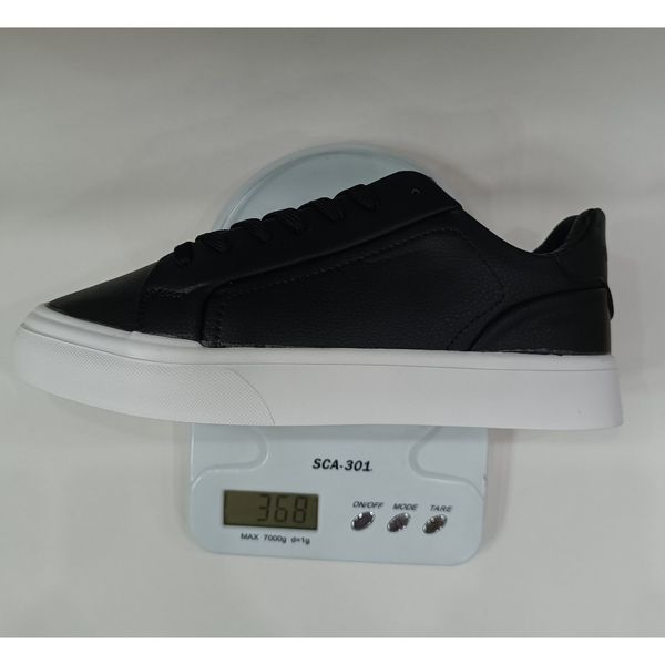 ونس مردانه مشکی زیره سفید پول اند بییر pull and bear