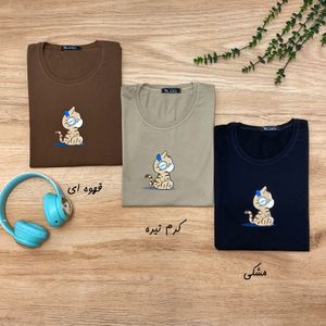 خرید اینترنتی قیمت تیشرت زنانه طرح گربه