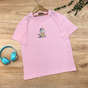 تیشرت زنانه طرح گربه