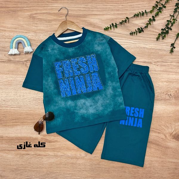 تیشرت شلوارک پسرانه مدل نینجا