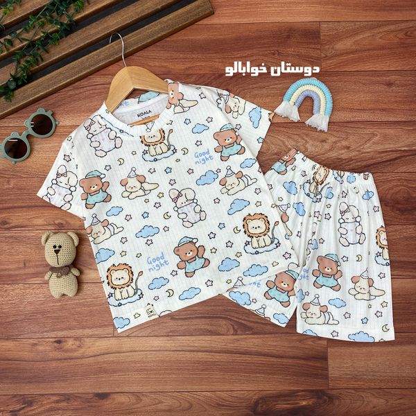تیشرت شلوارک راحتی پسرانه و دخترانه