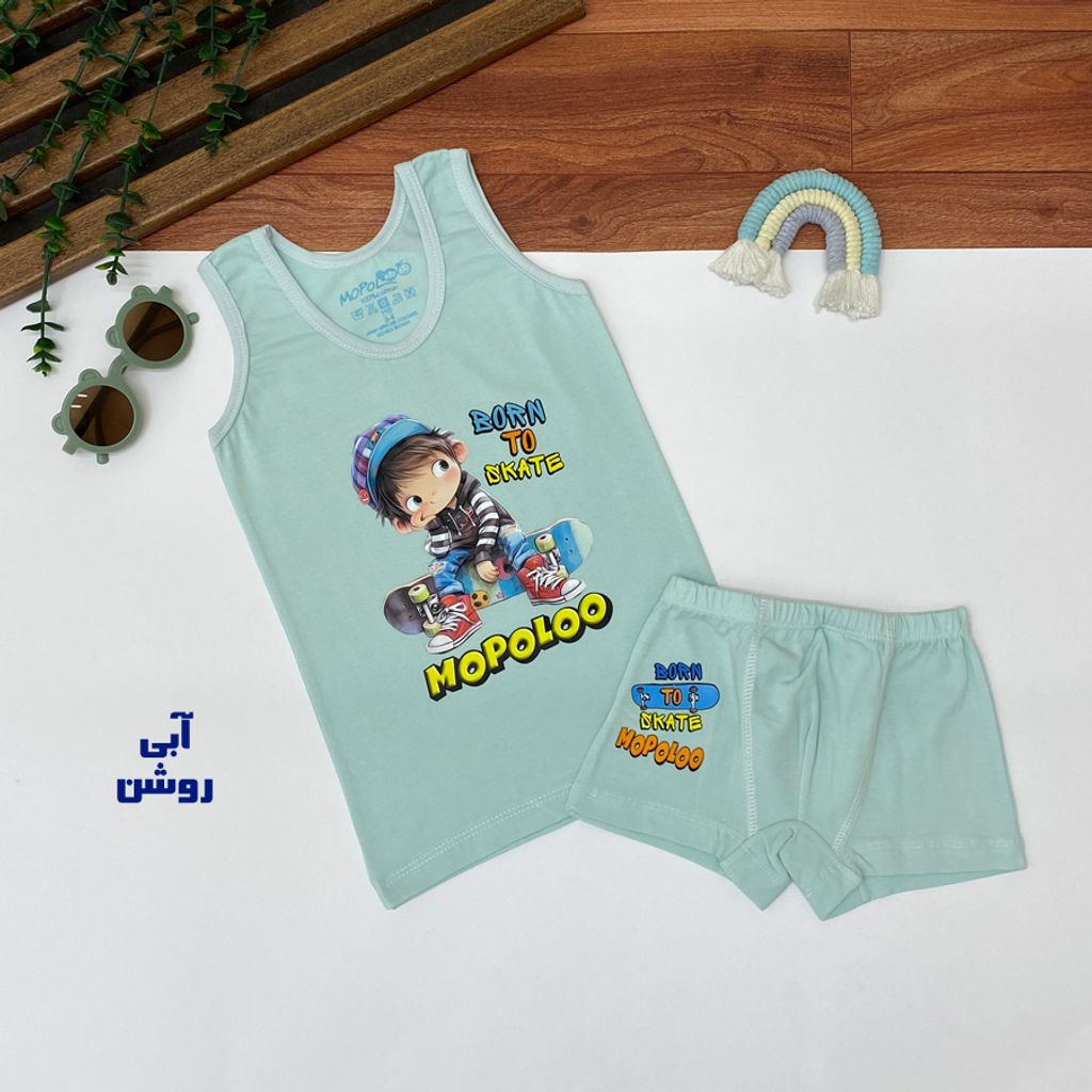 خرید اینترنتی قیمت ست لباس زیر پسرانه اسکیت