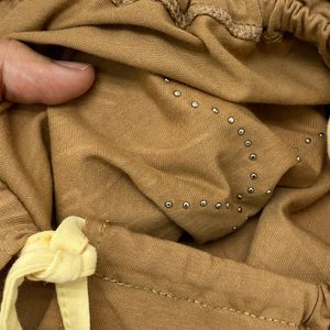 خرید اینترنتی قیمت کراپ شلوار مدل سنگ دوزی رنج9و14سال
