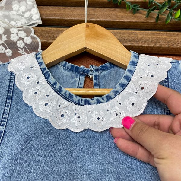 تاپ شلوارک جین دخترانه رنج3و5سال