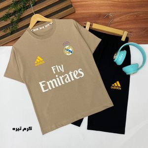 تیشرت شلوارک تیم REAL مناسب 10تا13 سال