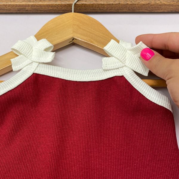 تاپ شورتک نوزادی مدل پاپیونی