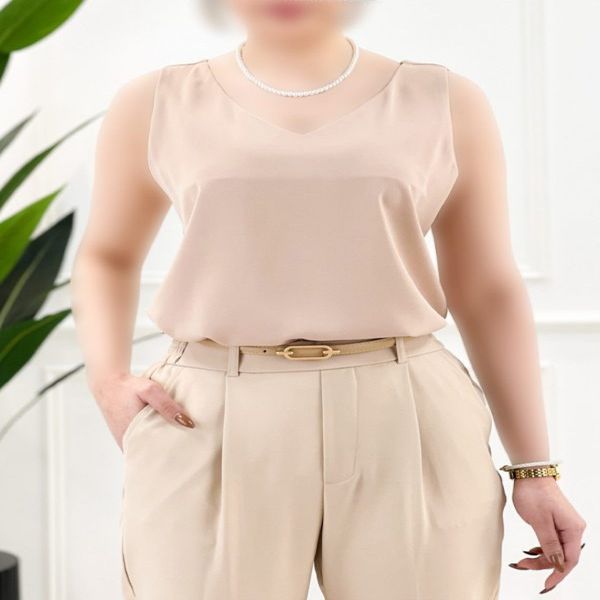 تاپ یقه هفت الیزه مجلسی زنانه - پنکیکی